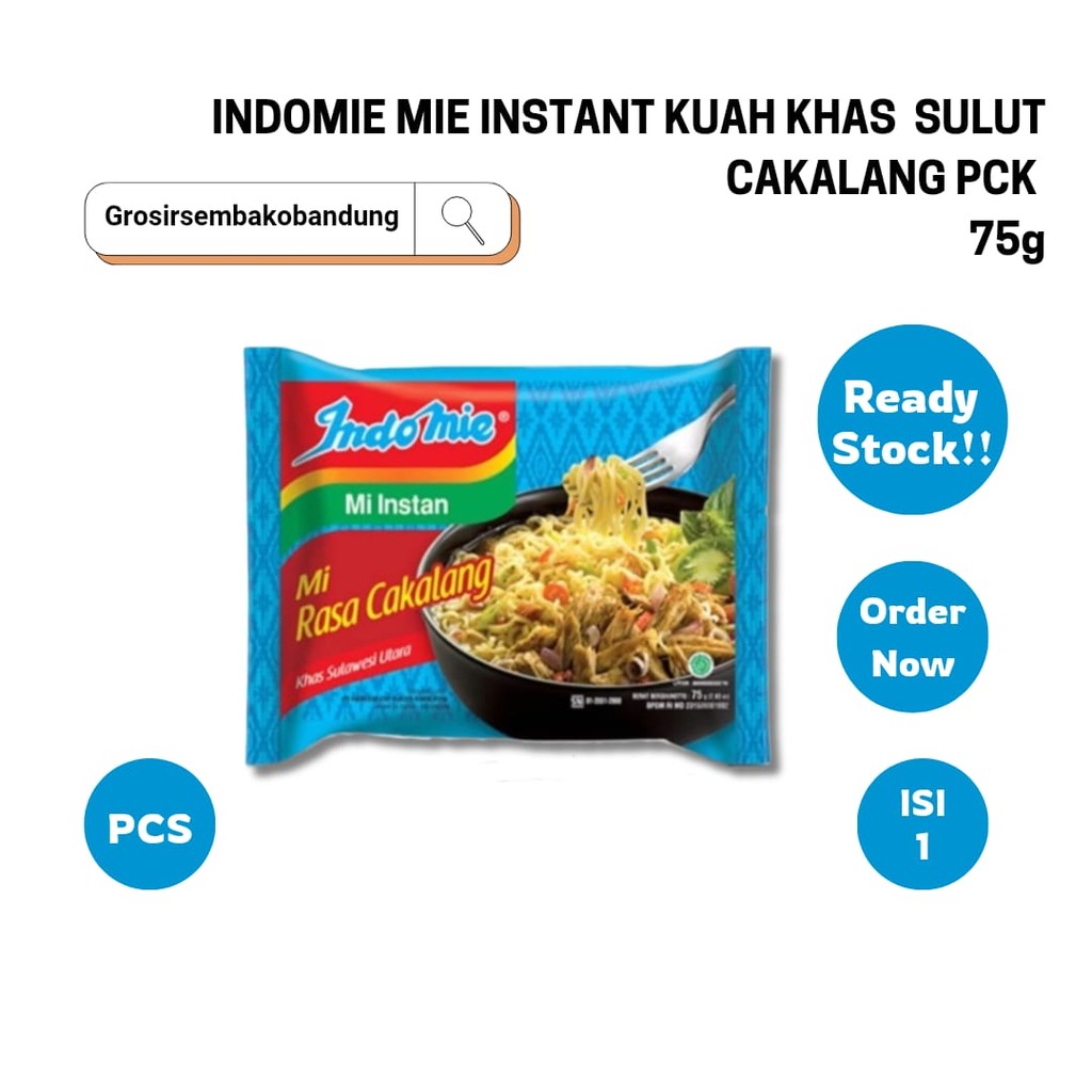 

INDOMIE MIE INSTANT KHAS SULUT CAKALANG PCK 75g - 1 Pcs - Kota Bandung