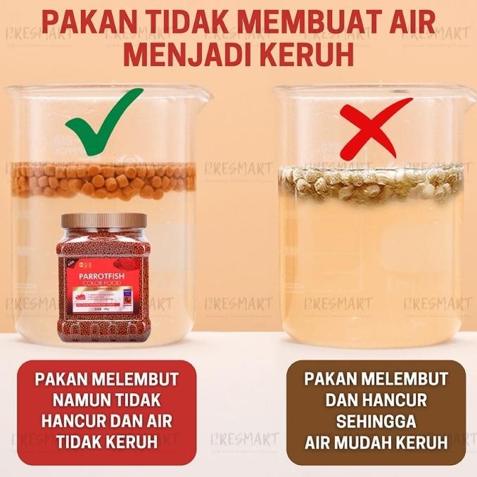 Pakan ikan Red Parrot / Makanan Ikan Red Parrot /Blood Red Parrot Food