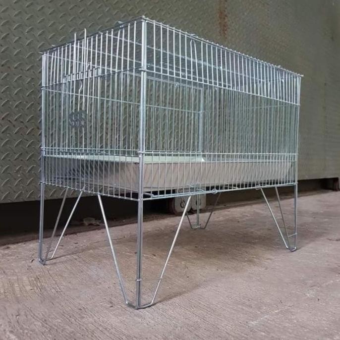 Bak Keramba Tempat Wadah Mandi Burung Kacer Dan Murai Besi Stainless