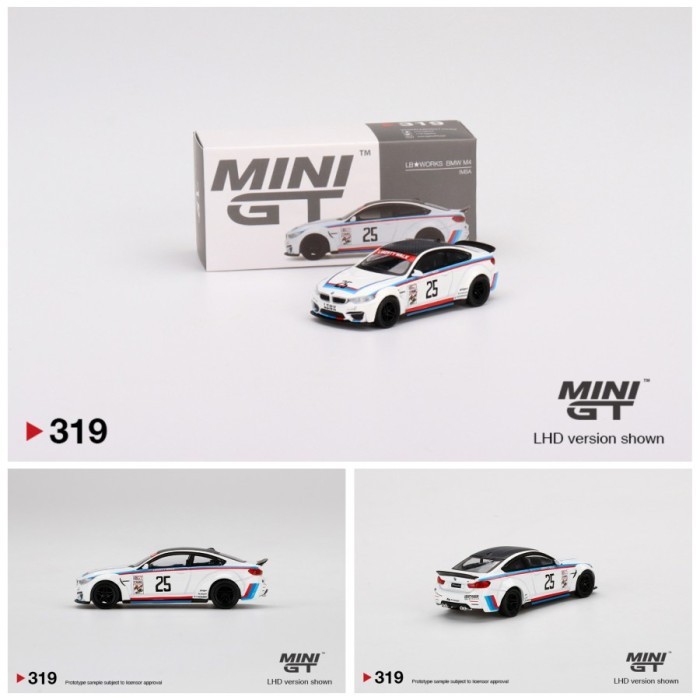 MINIGT 319 LB WORKS BMW M4 IMSA DIECAST MOBIL MGT MINI GT