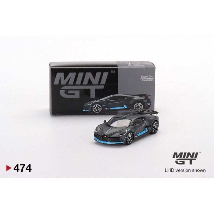 MINIGT 474 BUGATTI DIVO PRESENTATION DIECAST MINIATUR MGT
