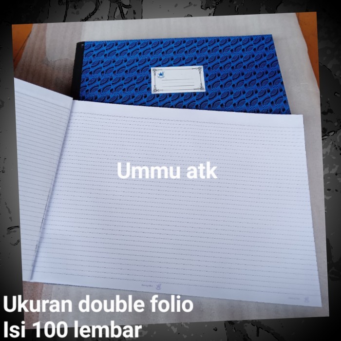 TERBARU Buku besar ukuran dobel folio isi 100 lembar. BISA GOSEND!