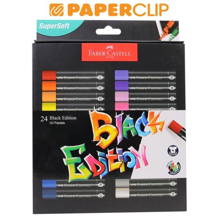 

TERBARU! CRAYON FABER CASTELL OIL PASTEL 220024 24C BLACK EDITION