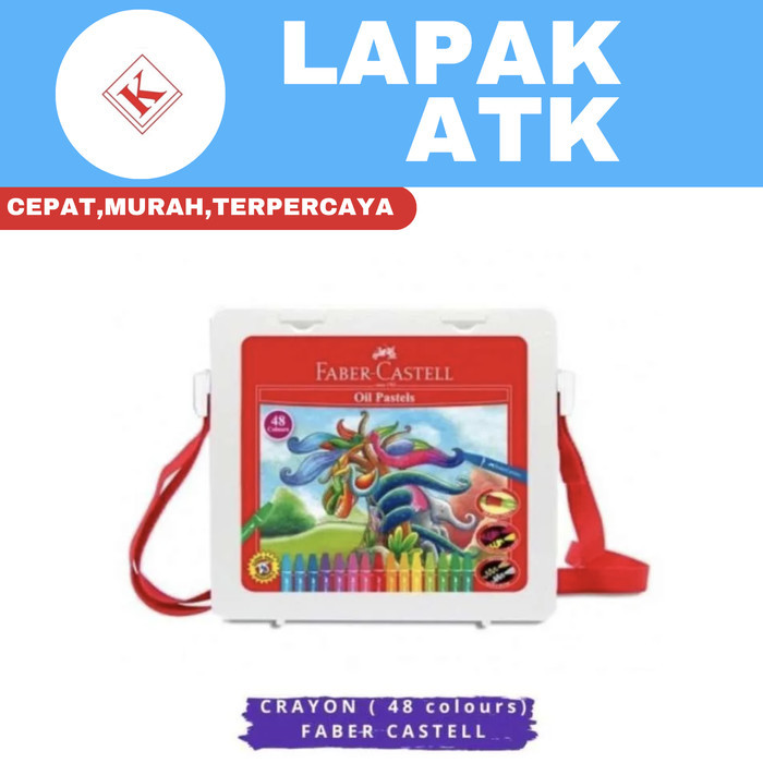 

PROMO! Crayon 48 Warna Faber Castell / Oil Pastel Faber Castell 48 Warna
