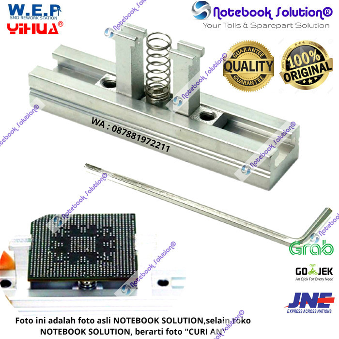 Penjepit Plat BGA DIRECT untuk CHIPSET IC Laptop Handphone TV LED