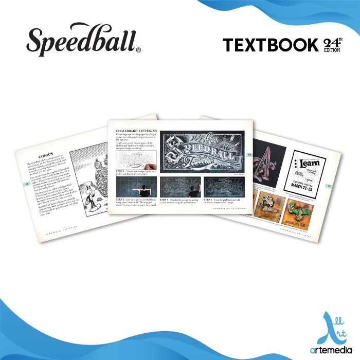 

TERBARU! Buku Instruksi Kaligrafi Speedball Textbook Calligraphy Pen Lettering