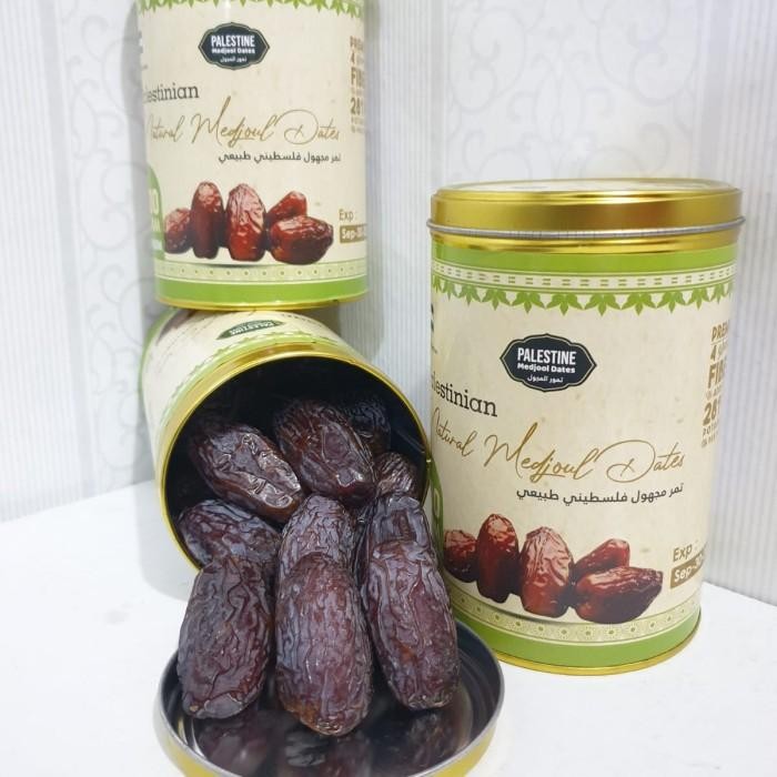 

KURMA MEDJOOL 1 KG JUMBO KURMA PALESTINE KURMA PREMIUM KALENG
