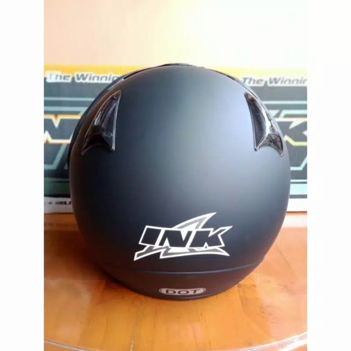 Helm Half Face Helm Ink Cx 22 Ink Cx22 Solid Hitam Doff Helm Original