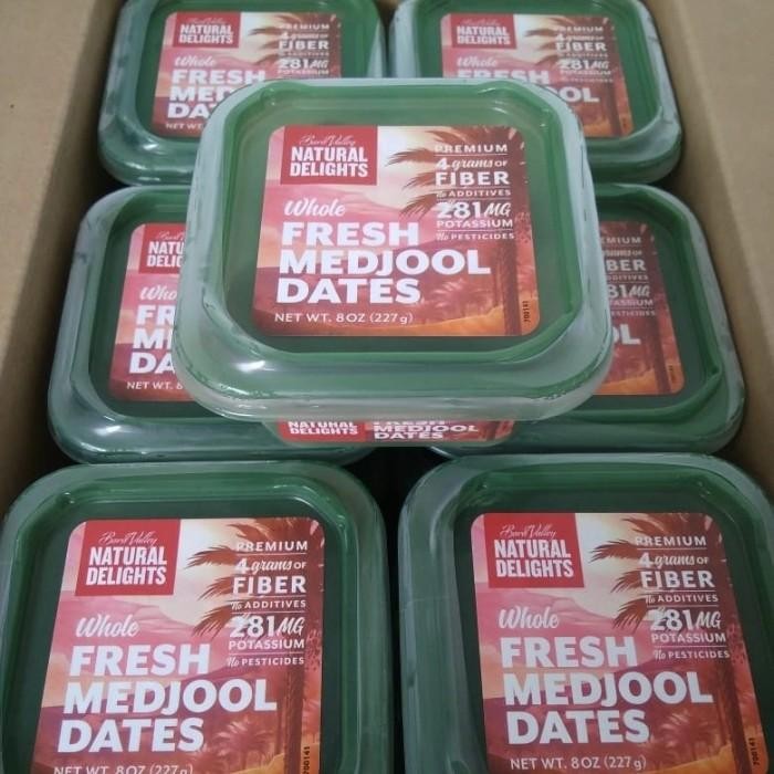 

KURMA MEDJOOL NATURAL DELIGHTS USA WHOLE PREMIUM DATES 1PACK 227GR
