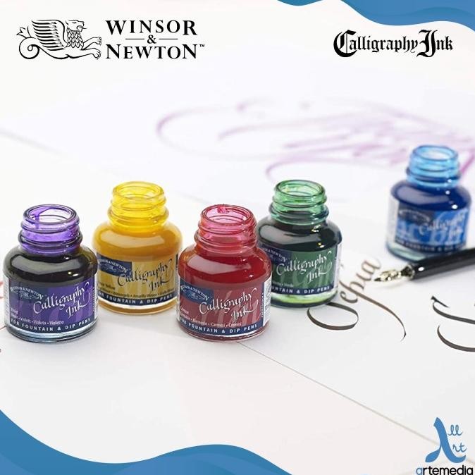 

Tinta Kaligrafi Winsor & Newton 30Ml Bottle Calligraphy Ink Original Dan Terlaris