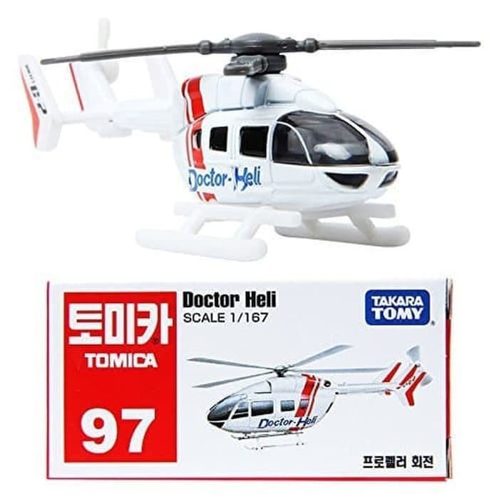 Tomica 97 Doctor Heli Takara Tomy Reguler Diecast Helicopter