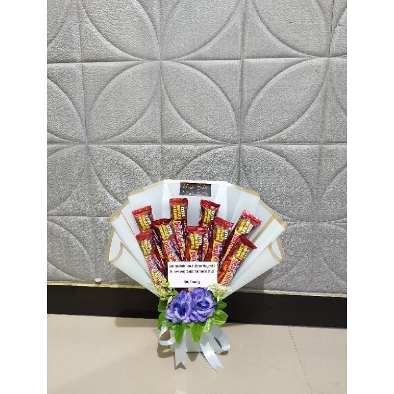 

CR - Buket Bucket Hadiah Kado Snack Murah Beng Beng Silverqueen TERLARIS