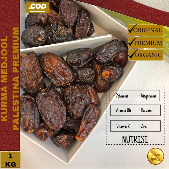 

KURMA MEDJOOL PALESTINA 1 KG / KURMA MEDJOOL PREMIUM / KURMA MEDJOOL