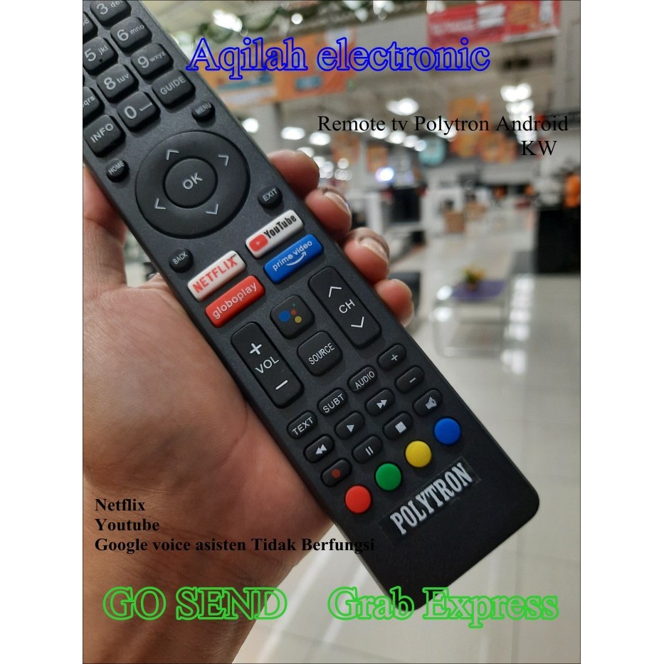 Remot Remote Tv Polytron Lcd Led Android Smart Tv