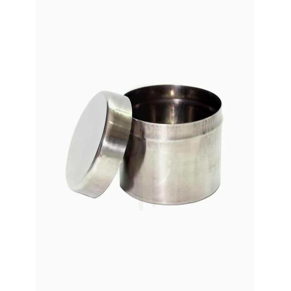 Dressing Jar Kom Kapas 8 Cm Stainless Steel / Dressing Jar 8Cm / Tempa
