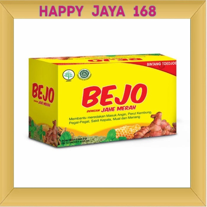 

TERLENGKAP Bejo Jahe merah Masuk Angin Bintang Toedjoe