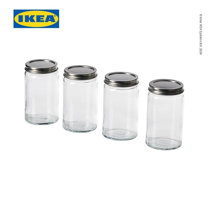 

FREE ONGKIR IKEA CITRONHAJ Stoples Bumbu Kaca 35cl Isi 4pcs