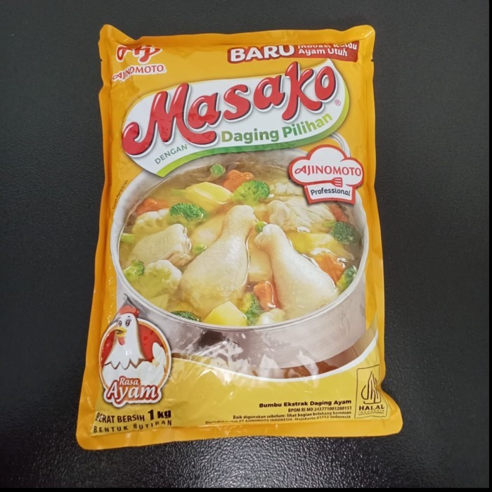 

EKSLUSIF Masako Bumbu Kaldu Ayam Penyedap Rasa 1 Kg