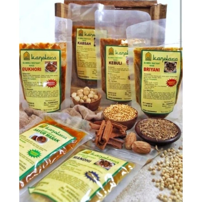 

TERBAIK BUMBU INSTAN NASI KEBULI, BRIYANI, MANDHI - 200 gram