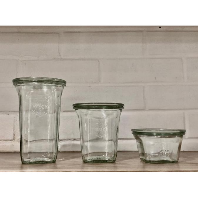 

BIG SALE PROMO TERBATAS WECK QUADRO JAR / CANNING JAR / CONTAINER BUMBU KACA TERMURAH