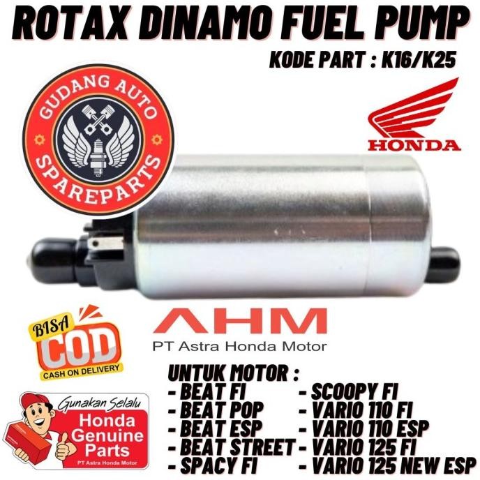 ORIGINAL AHM ROTAK ROTAX DINAMO POMPA FUEL PUMP HONDA BEAT VARIO FI TERMURAH