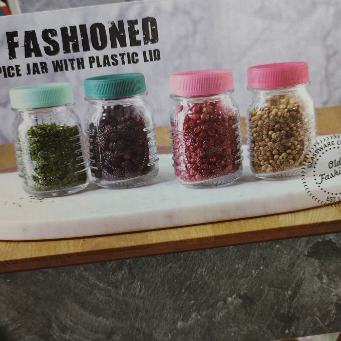 

PRODUK TERBATAS GRANT HOWARD - 70ml spice jar with plastic lid - old fashioned - bumbu