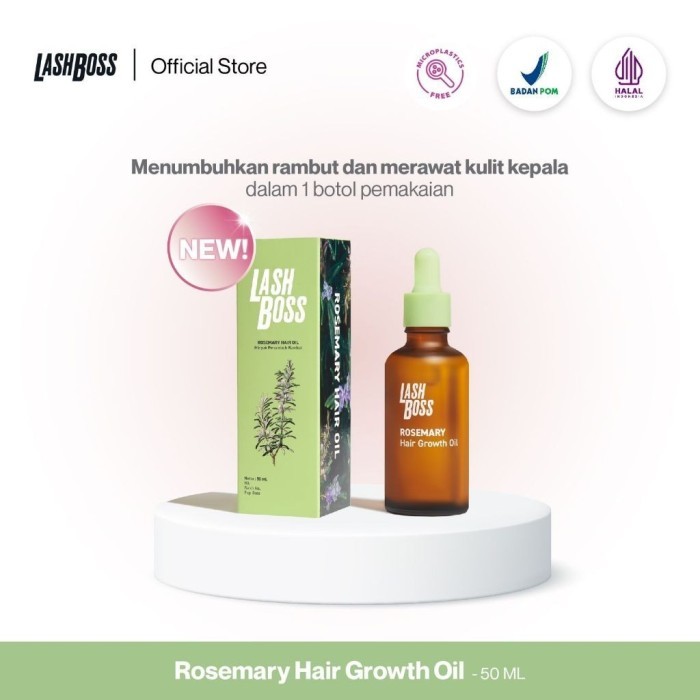 

PROMO SPECIAL [NEW] LashBoss Rosemary Hair Growth Oil Lashboss Lash Boss Lashboos