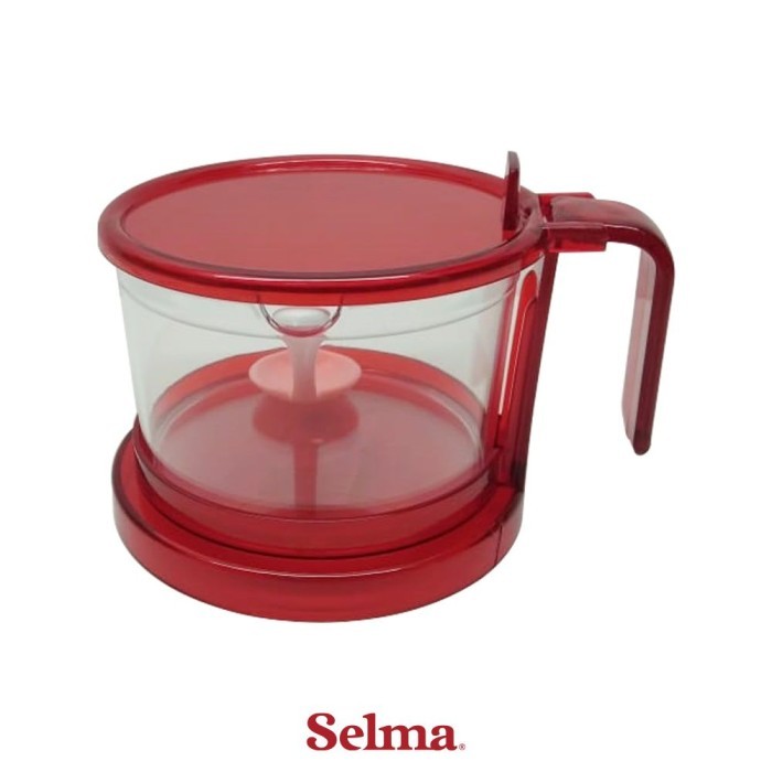 

SALE Selma Harun Tempat Bumbu Dapur - Merah Seasoning Jar Toples Bumbu Dapur Bubuk Wadah Garam Lada
