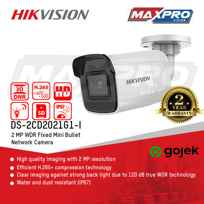 Promo Ip Camera Hikvision Ds-2Cd2021G1-I