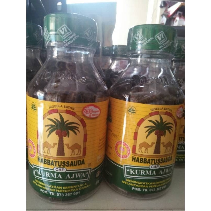 

Best Seller Habatusauda Cap Kurma Ajwa 210 Kapsul