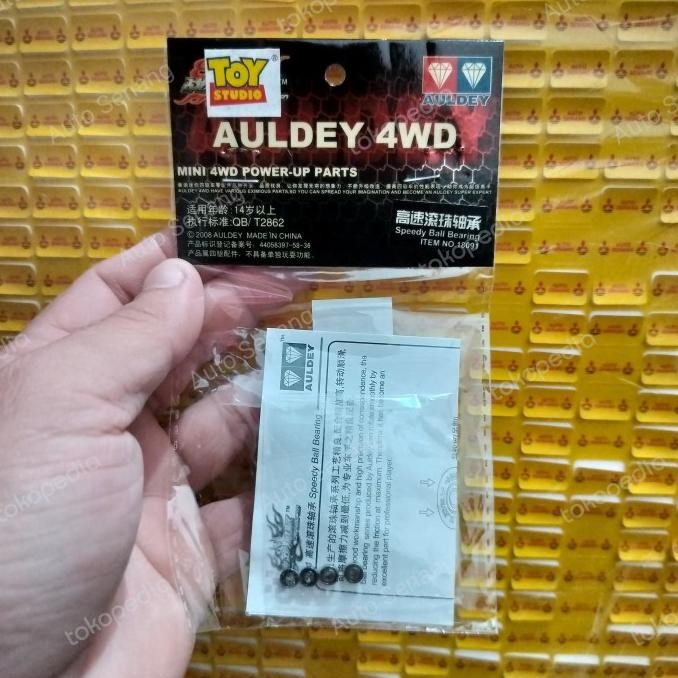 ball bearing roller luncur 520/5x2x2.5mm (4 pcs) 18091 asli auldey tamiya stok terbatas