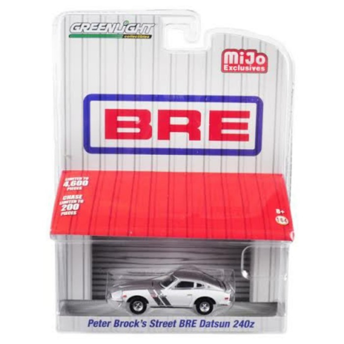 Peter Brock's DATSUN 240Z BRE EDITION Greenlight 1/64 MIJO Diecast