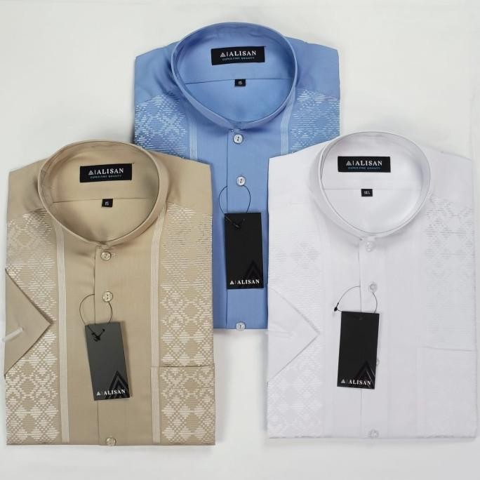 READY STOCK ALISAN BAJU KOKO PENDEK REGULER FIT 