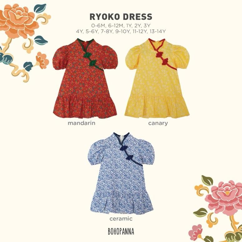 CR - BOHOPANNA YUE DRESS BOHOPANNA CNY DRESS/ CHEONGSAM BOHOPANNA RYOKO DRESS bohopanna / Cheongsam 