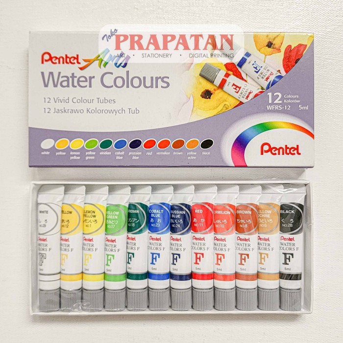 

TERBARU Pentel Watercolor Set Tube 5ml Cat Air Set PROMO!