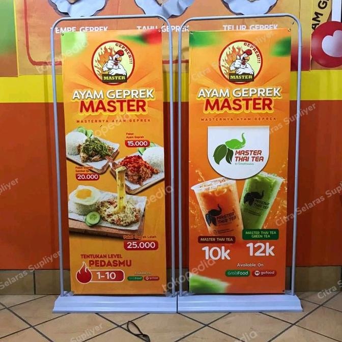 || PROMO  ~`~ DoorFrame Banner / Stand Banner / Frame Stand Banner Besi ||~~~