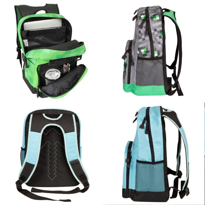 Minecraft Backpack/Tas Sekolah Minecraft/Tas Ransel Minecraft