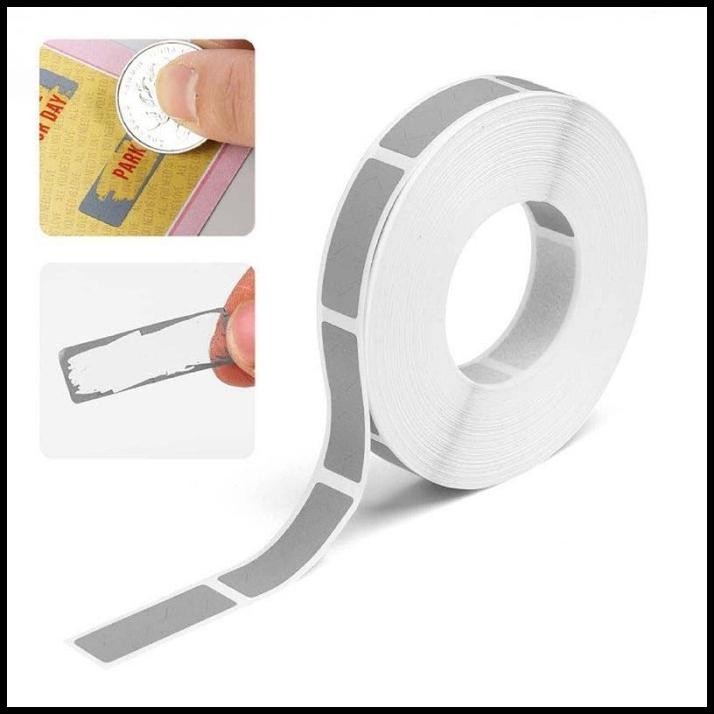 

1000pcs Sticker Gosok Voucher Label Gosok Voucher Universal Sticker Gosok 6x22mm Stiker Voucher