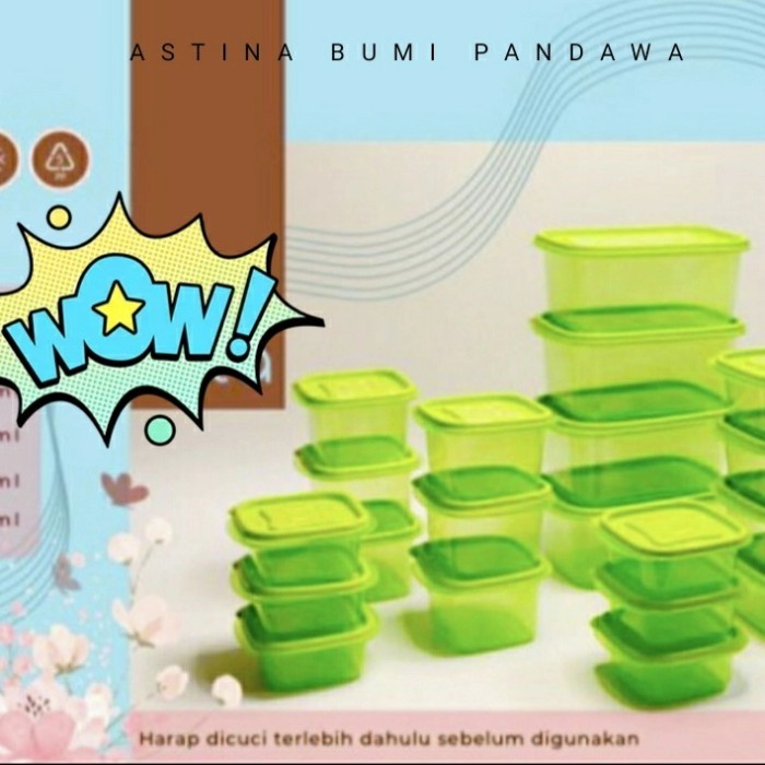 Set Toples 20 Pcs / Tupperware High Quality
