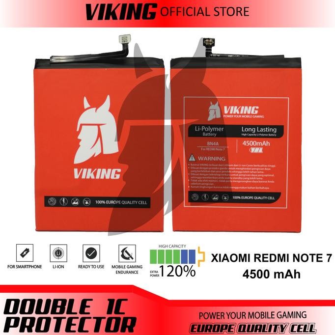 Baterai Viking Xiaomi Redmi Note 7 - 7 Pro Bn4A Double Power