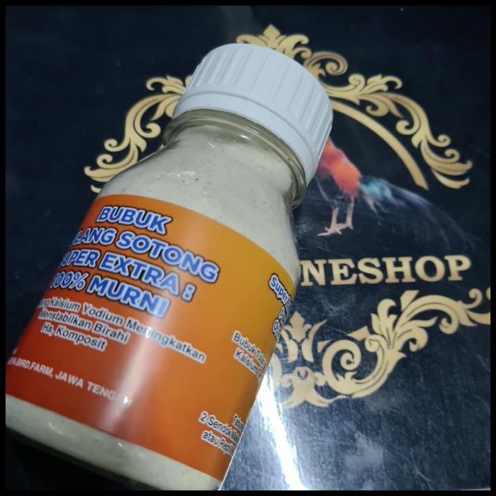 

Tepung Sotong 200 Gr Super Extra 100% Murni Bubuk Tulang Suntung Vitam