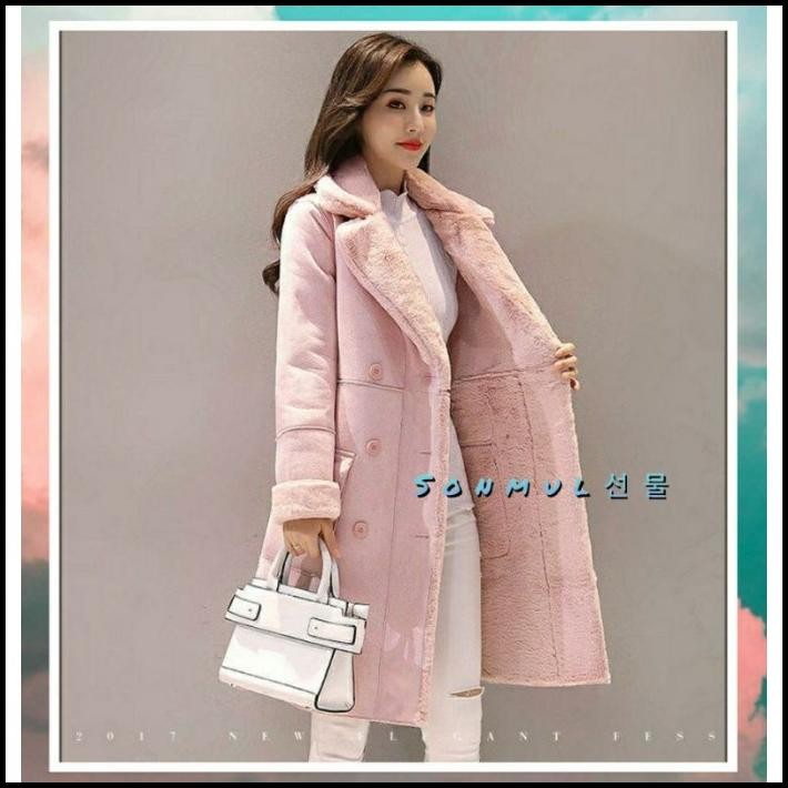 terbaru woman winter coat premium suede vivi jaket wanita musim dingin promo