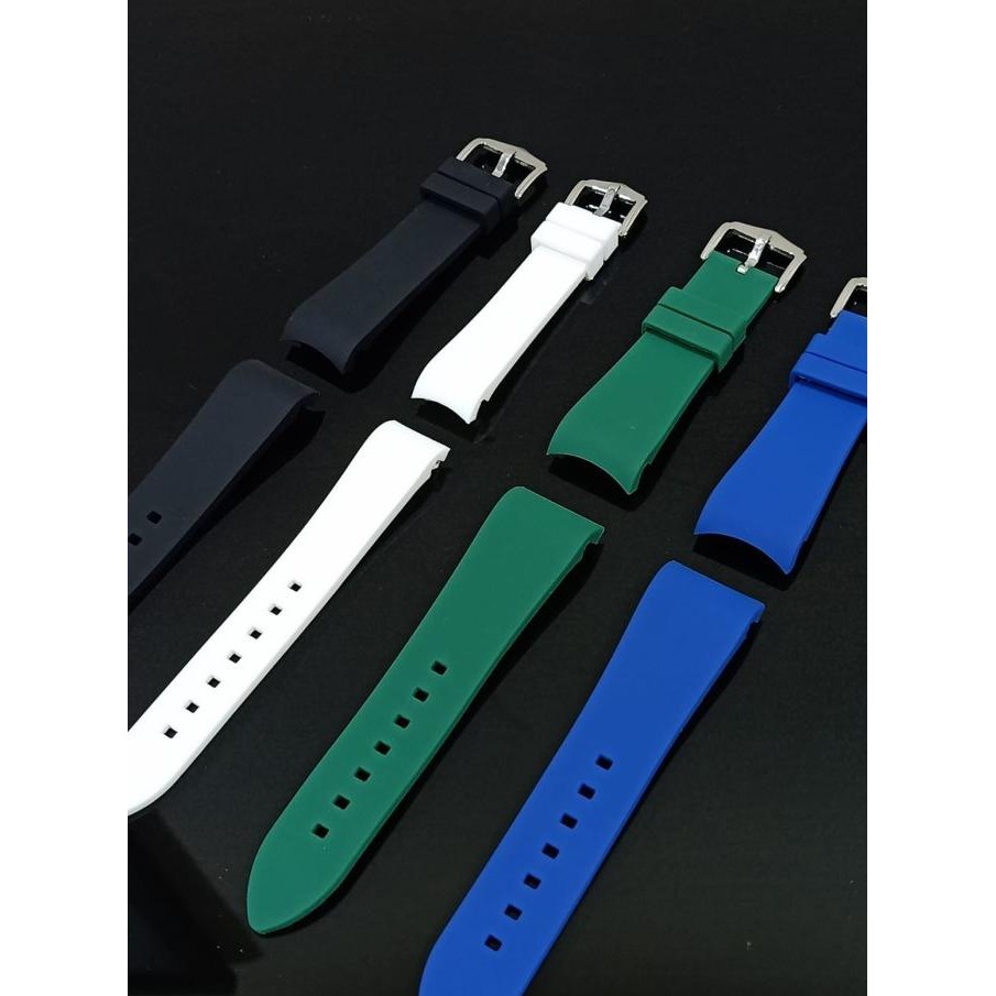 Rubber Curved Strap Tali Jam Karet Curved End