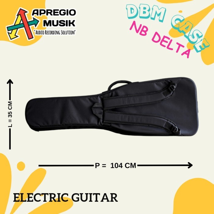 Dbm Case Nb Delta Softcase Gigbag Electric Tas Gitar Elektrik Original
