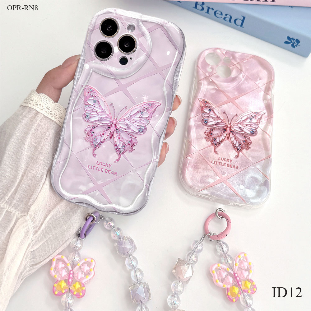 Casing Hp Untuk OPPO Reno 14F 13F 11 11F 10 8 8T 7 7Z 8Z 6 5 5F 4 4F R15 R17 Pro 4G 5G Tali Cassing 