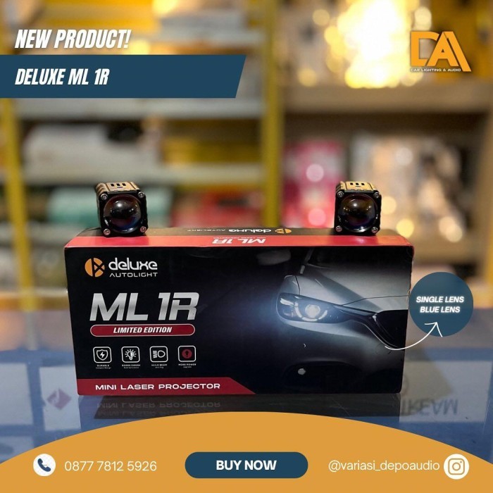Promo Deluxe Ml1R / Ml-1R Lampu Tembak Mini Laser Miniprojie