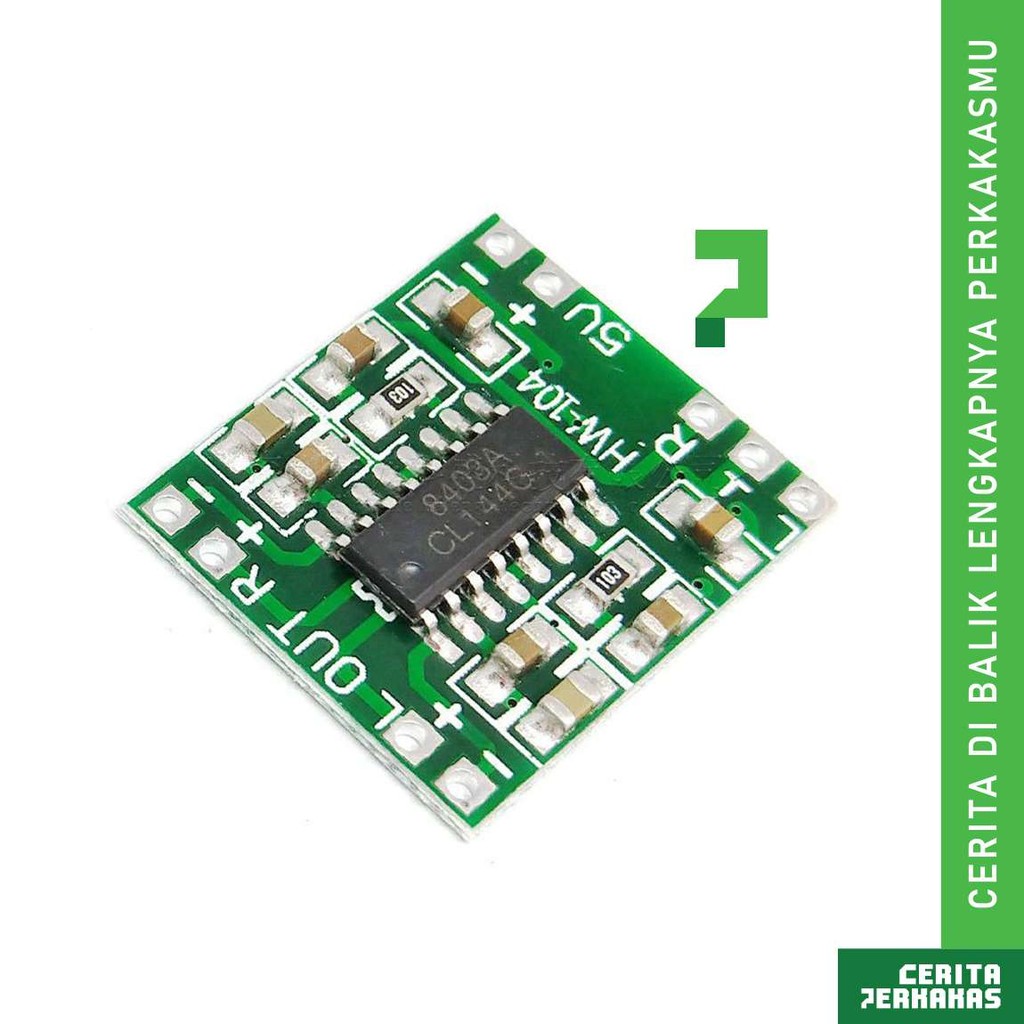 Audio Digital Amplifier PAM8403 CP / Micro 5V Kit Ampli Mini Class D Audio Amplifier Stereo 2 3W