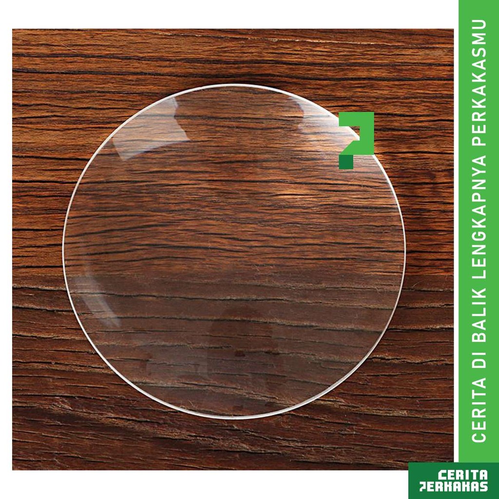 Cembung Lensa Biconvex AB91 CP / Kaca Pembesar Ultra Clear Lens / Virtual Reality VR 3D Optical Glas