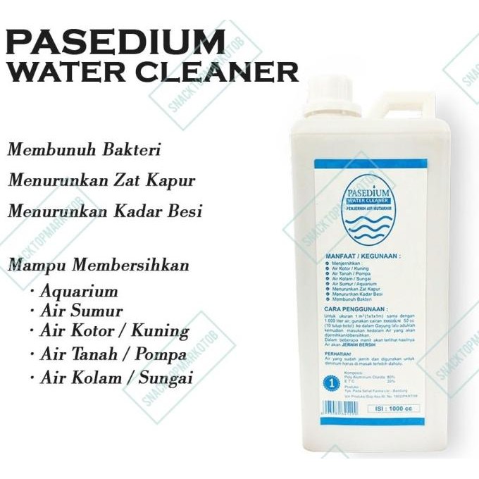 Baru Pasedium Water Cleaner 1000Ml Penjernih Air Kuning / Penjernih Air Kamar Mandi / Penjernih Bak 