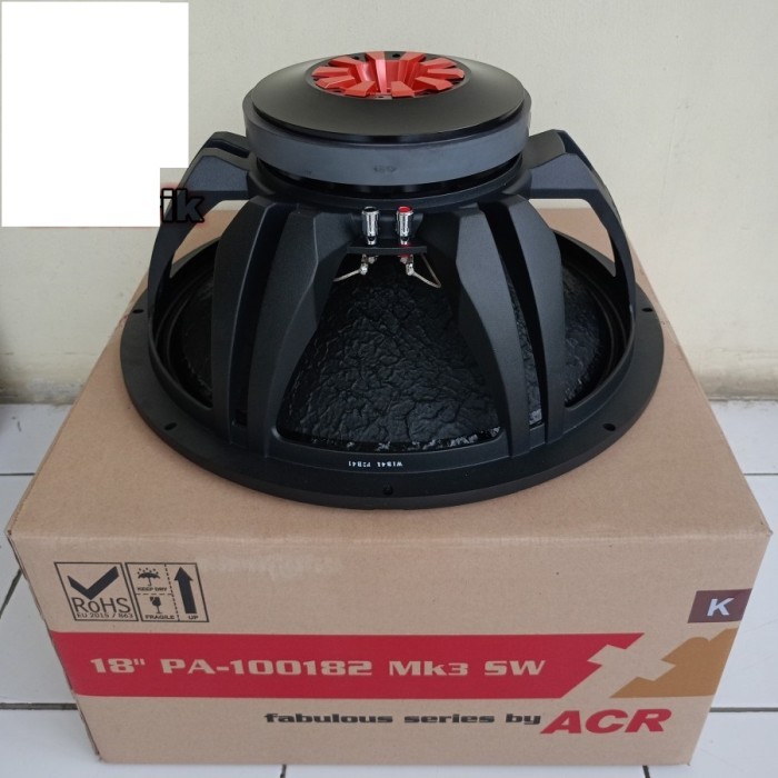 Speaker ACR Fabulous 18 inch PA 100182 MK3 SW 2000 Watt